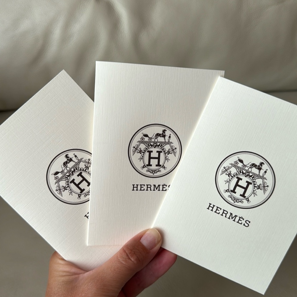 Hermes receipt cards